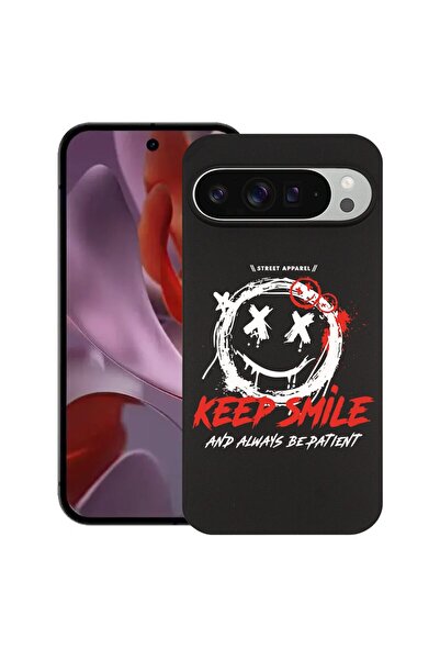bestcase ¬Æ Husa Slim Silicon pentru Google Pixel 9, Keep Smile, 1805822 B 1870