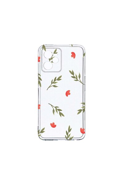 bestcase Husa BestCase¬Æ Clear Silicon 2MM, Compatibila Cu Realme C35, Flower...