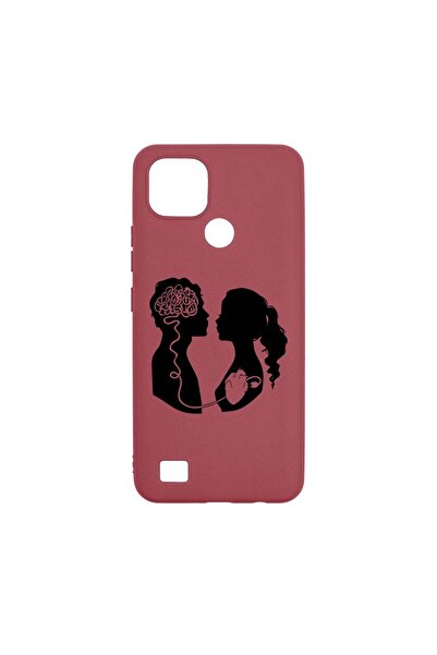 bestcase Husa Silicon, Compatibila Cu Realme C21, Love With Brain, rezistenta...