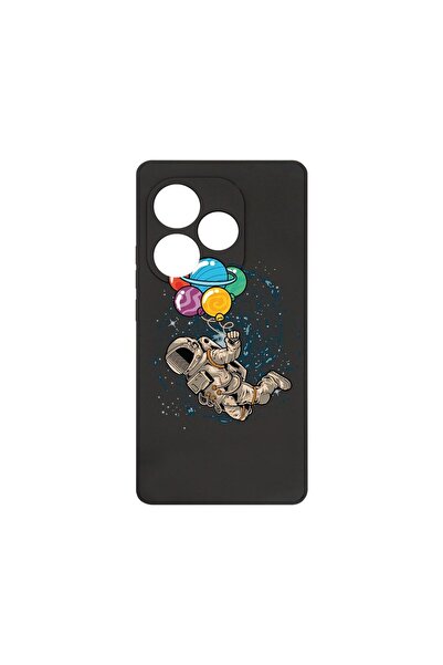 bestcase Θήκη Σιλικόνης Premium, Συμβατή με Realme GT 6, Χαρούμενος Αστροναύτ...