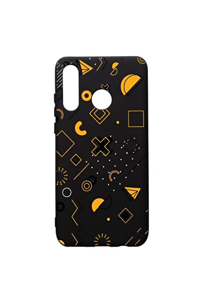 bestcase Husa Silicon Premium compatibila cu Huawei P30 Lite, Symbols, cu int...