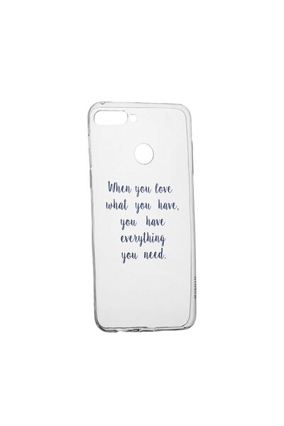 bestcase Husa de protectie cu mesaj Love, pentru Huawei Y6 Prime 2018, rezist...