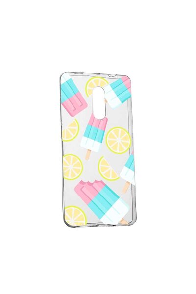 bestcase Силиконов калъф, Прозрачен, Тънък, С дизайн на сладолед, Huawei Hono...