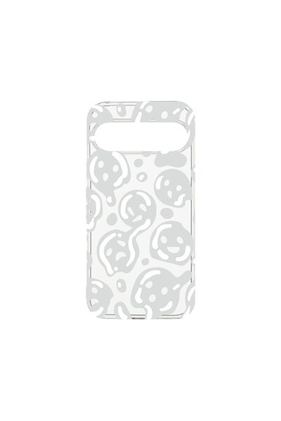 bestcase ¬Æ Husa Clear Silicon 2MM, Compatibila Cu Google Pixel 9, Gray Acid ...