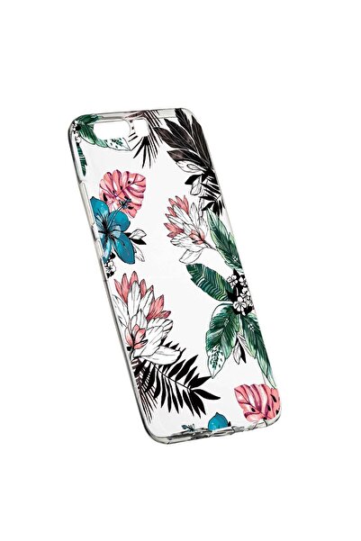 bestcase Husa de protectie, Flori tropicale, pentru Huawei Y6 2018, rezistent...