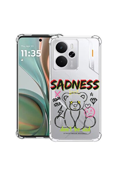bestcase Husă Antișoc Compatibilă cu Poco M7 Pro 5G, cu Design Ursuleț Trist,...