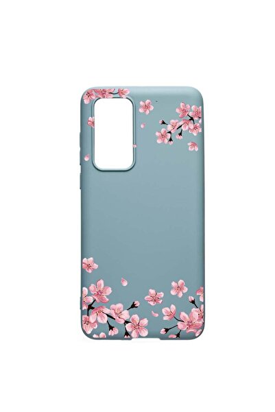 bestcase Husa Huawei P40, Flowers Pastel colors, rezistenta la uzura, anti-al...