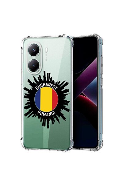 bestcase ¬Æ Husa compatibila Poco X7 Pro 5G, Anti Shock 1.5MM, Bucharest Roma...