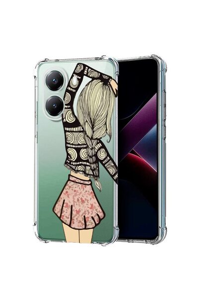 bestcase Съвместим калъф за Poco X7 Pro 5G, Удароустойчив 1.5ММ, За приятелка...