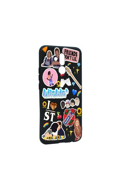 bestcase Θήκη σιλικόνης συμβατή με Huawei Mate 20 Lite, Οι φίλοι δεν ψεύτιζου...