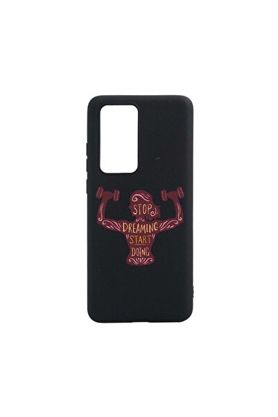 bestcase Husa Silicon Compatibila Cu Huawei P40, Stop Dreaming Star Doing, re...