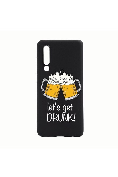 bestcase Husa Huawei P30, Lets get drunk, rezistenta la uzura, anti-alunecare...