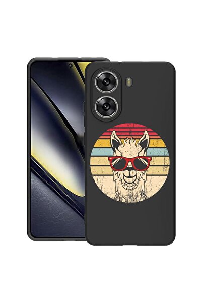 bestcase Калъф за Poco X7 Pro 5G, Oldschool LLama, Тънък силиконов 0.8ММ, Про...