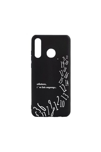 bestcase Husa Silicon Compatibila Cu Huawei P30 Lite, I'm Late Always, rezist...