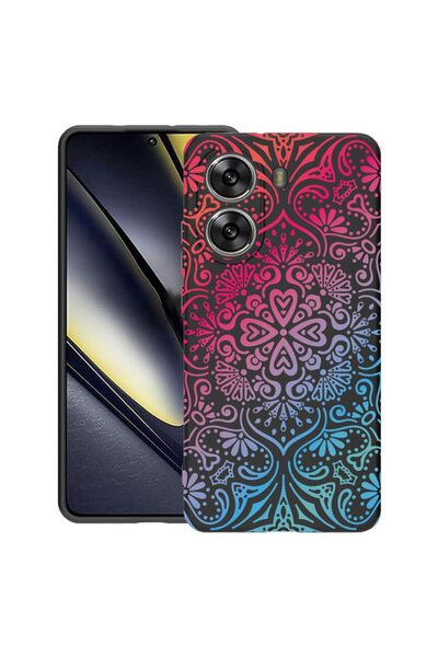 bestcase ¬Æ Husa pentru Poco X7 Pro 5G, Mandala Color, Slim Silicon 0.8MM, An...
