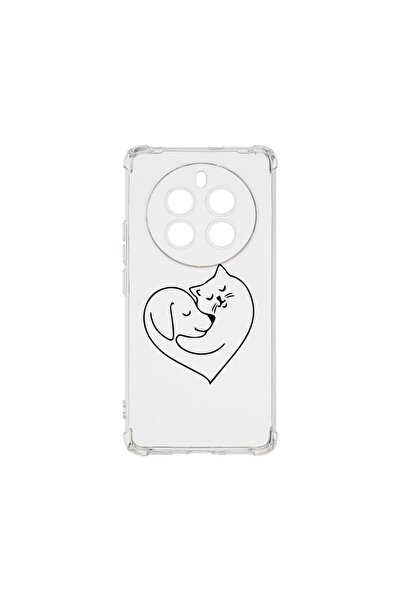 bestcase Противоударен калъф 1.5ММ, съвместим с Realme 12 Pro Plus, Дизайн Ку...