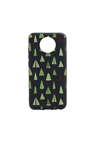 bestcase Husa Silicon Compatibila cu Nokia C10, Christmas Tree Shapes, rezist...