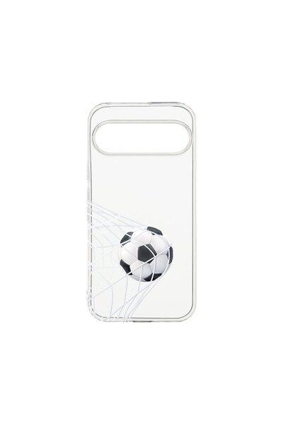 bestcase ¬Æ Husa Clear Silicon 2MM, Compatibila Cu Google Pixel 9 Pro, Footba...