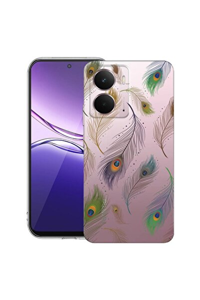 bestcase ¬Æ Husa pentru Realme P3 cu Design Flower, Clear Slim Silicon, Antis...