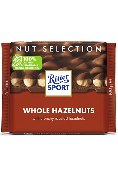 Ritter Sport WHOLE HAZELNUTS 100G x 12