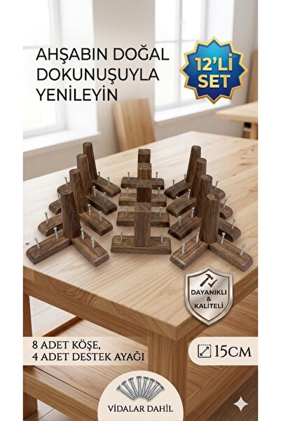 LEGORA WOOD DESİNG 1. Classified Hornbeam Wood Dark Walnut Furniture Sofa Arm...