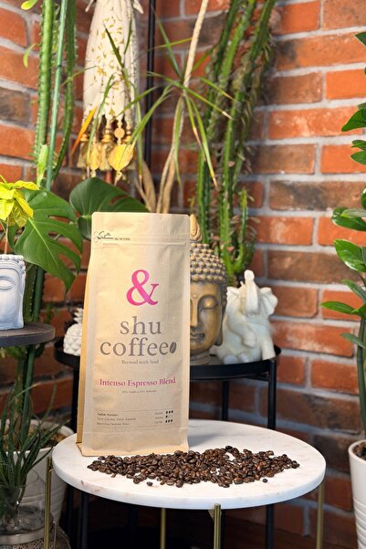 Shu Coffee Intenso Espresso Blend (50% Arabica 50% Robusta) 1 kg Çekirdek Kahve