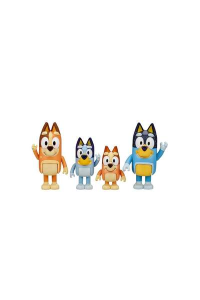 FABBA TOYS Bluey 19201 Bluey 4-Piece Figure Set Assortment