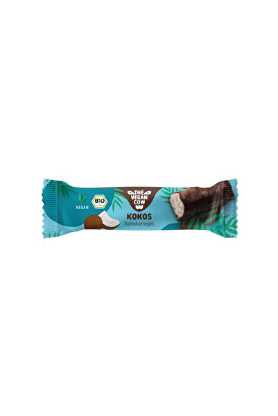 The Vegan Cow Baton de ciocolată organic vegan cu cocos 40 g
