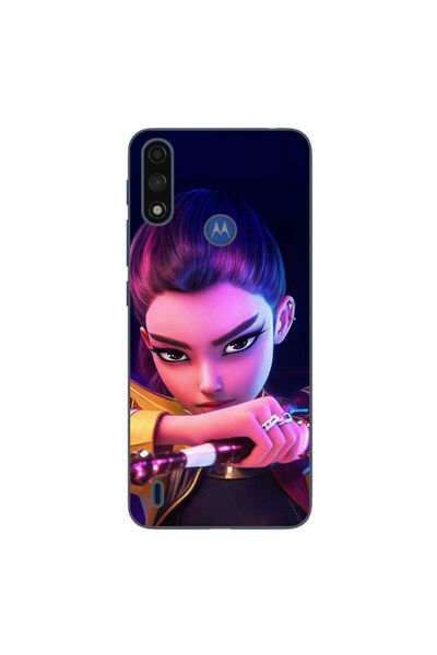 OEM Husa compatibila cu Motorola Moto E7 Power Silicon Gel Tpu Model KPop Dem...