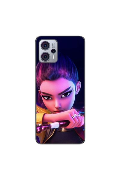OEM Husa compatibila cu Motorola Moto G23 Silicon Gel Tpu Model KPop Demon Hu...