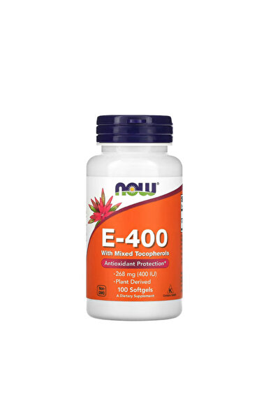 Now Foods Е-400 със смесени токофероли 268 мг 100 капсули мои -