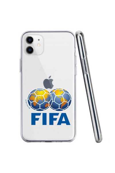 OEM Husa compatibila cu Apple iPhone 11 Silicon Transparenta Model Fifa