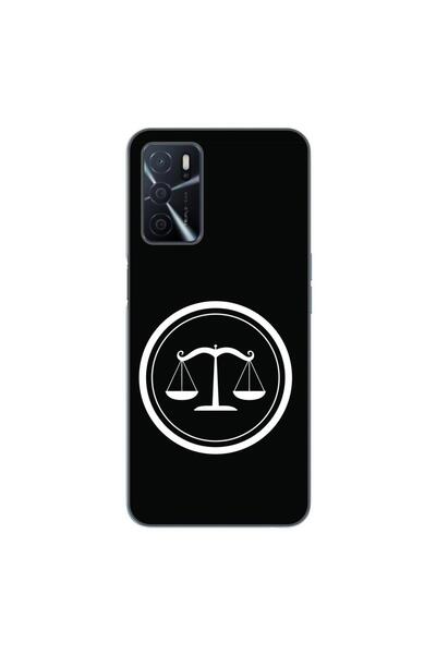 OEM Case compatible with Oppo A16 Silicone Gel Tpu Pattern Scales of Justice