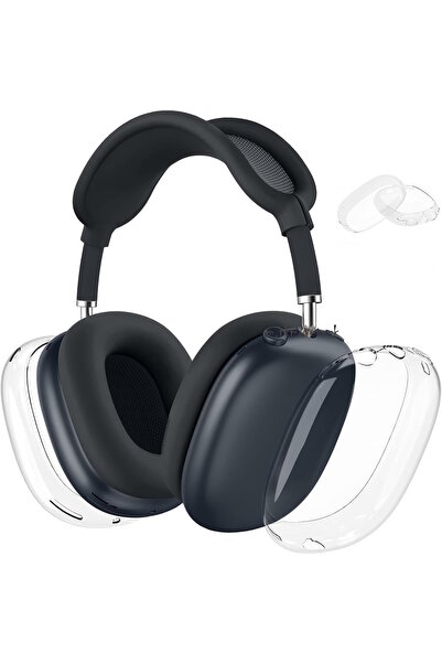 m.tk moveteck Airpods Max ile Uyumlu Yumuşak TPU Koruyucu Renkli Şeffaf Silik...