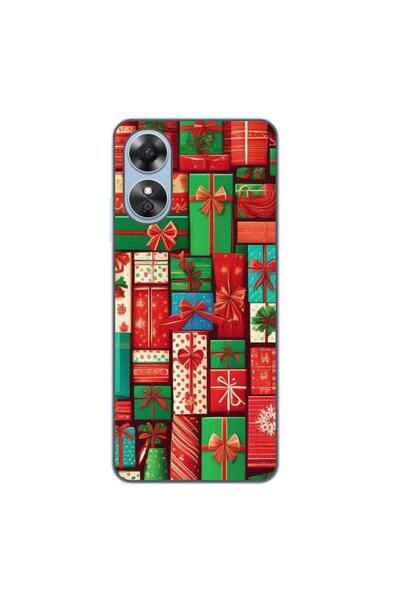 OEM Θήκη συμβατή με Oppo A17, από σιλικόνη gel TPU, με σχέδιο Χριστουγεννιάτι...