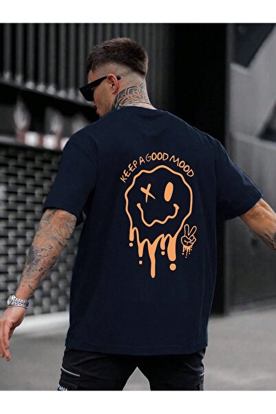 bellanova Unisex Oversize T-shirt με στάμπα Streetwear Άνετη εφαρμογή Daily P...