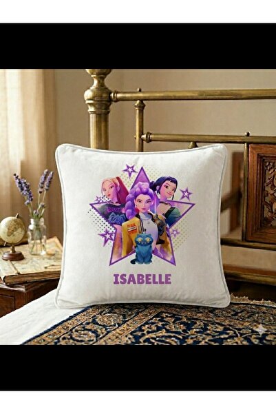 Emaazz LLC KPop Demon Star Design Pillow – Cute Anime Style Room Decor Pillow