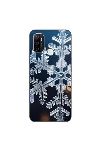 OEM Θήκη συμβατή με Oppo A53, από σιλικόνη gel TPU, μοντέλο Μεγάλη Χιονονιφάδα