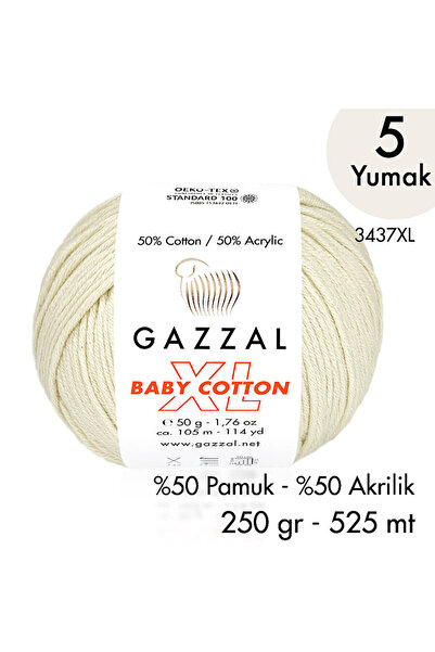 Gazzal Baby Cotton XL 3437XL