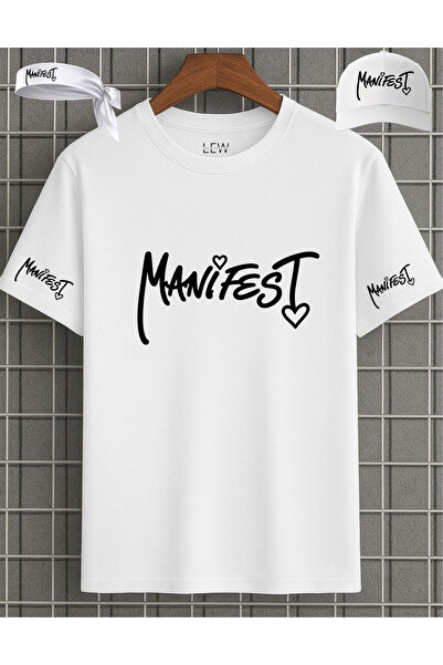 lovver Tricou din bumbac cu imprimeu premium, cu detaliu scris pe mânecă, cad...