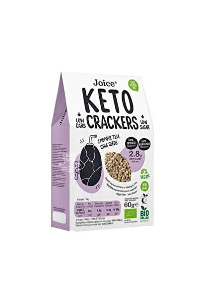 Joice Keto Organic Crackers with Chia Seeds 60 g
