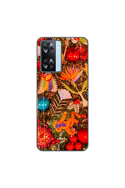 OEM Husa compatibila cu Oppo A57s Silicon Gel Tpu Model Craciun Decor Brad Vi...