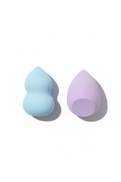 Mooniva Set of 2 Makeup Sponges – Foundation Blender, Soft Texture, Latex-Free