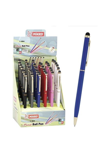 Mikro Metal Ball Pen Ballpoint Pen 2 Pcs