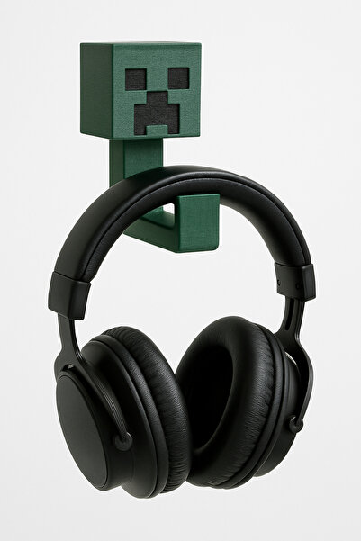 GAME SHOT Minecraft Creeper Kulaklık Askısı Masa Aksesuarı 3D Baskı