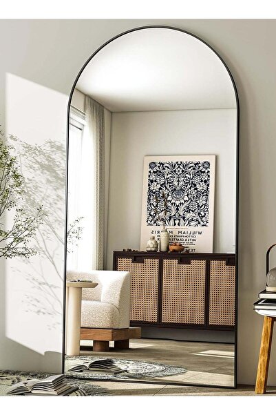 M SMART Elegant Design Large Mirror 170x70cm - Full Length Mirror With BLACK ...