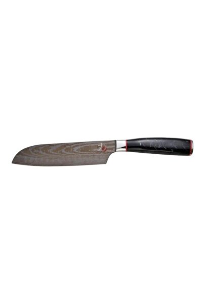 Bergner Μαχαίρι από Ανοξείδωτο Ατσάλι SANTOKU 17,5cm TETSU BGMP-4128-MBK