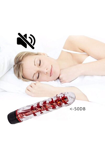 Dr.Jam Titreşimli Vibratör Dildo 17,5cm Kırmızı Tıbbi Silikon Titreşimli Vibratör
