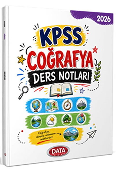 Data Yayınları KPSS Coğrafya Ders Notları