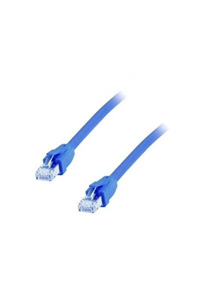 EQUIP Cablu patch Cat8.1 S/FTP 2xRJ45 5.00m albastru LSZH pungă polietilenă